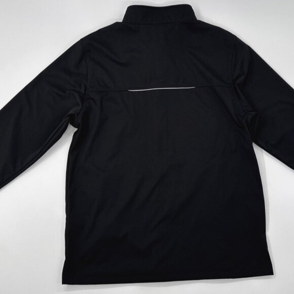 Hard Rock Cafe Biloxi Tech Jacket Mens Medium Black Performance Stretch Zip NEW - Picture 14 of 14